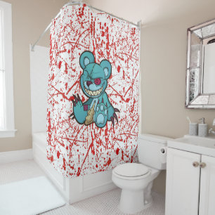 Scare Bear Shower Curtain