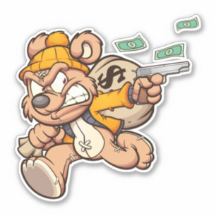 Scare Bear - Thief Sticker