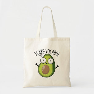 Scare-vocado Funny Avocado Pun Tote Bag