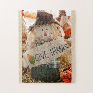 Scarecrow 11" x 14" Puzzle with Gift Box