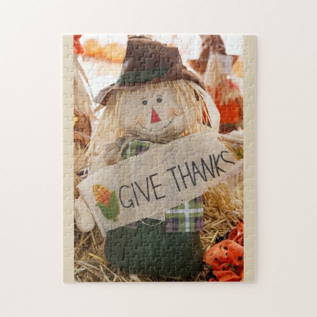 Scarecrow 11" x 14" Puzzle with Gift Box (Vertical)
