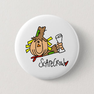 Scarecrow 6 Cm Round Badge