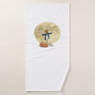 Scarecrow and moon Oversized T-Shirt.png Bath Towel