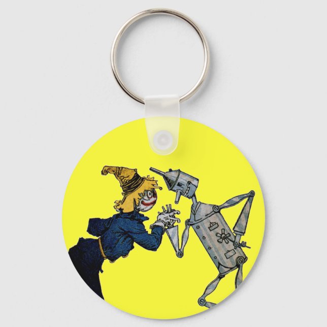 Scarecrow and Tin Man Key Chain (Front)