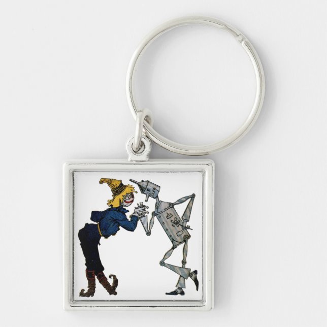 Scarecrow and Tin Man Key Ring (Front)