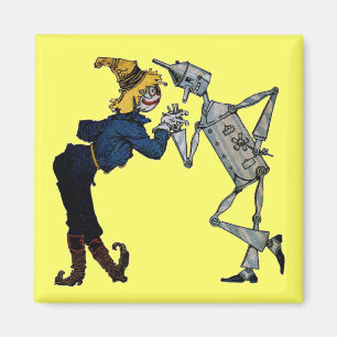 Scarecrow and Tin Man Magnet