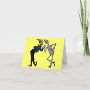 Scarecrow and Tin Man Note Card