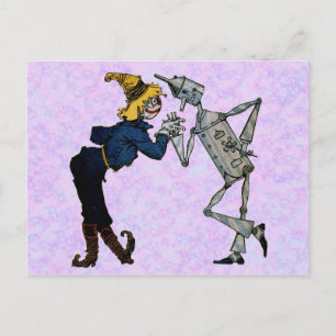 Scarecrow and Tin Man Postcard