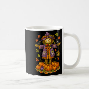 Scarecrow Autumn Harvest Fall Season Pumpkin Thank Coffee Mug