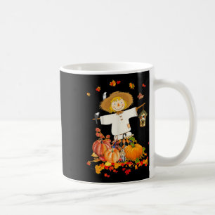 Scarecrow Autumn Hello Fall Pumpkin Thanksgiving H Coffee Mug