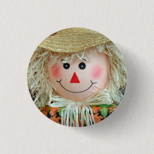 Scarecrow Body 3 Cm Round Badge