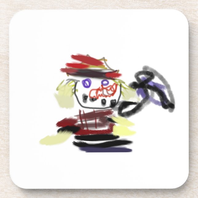 Scarecrow drawing coaster (Front)