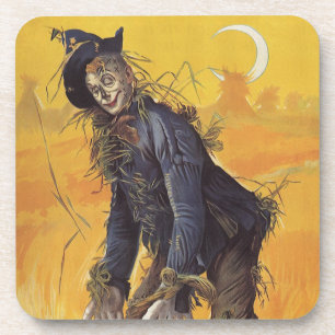 Scarecrow from Wizard of Oz, Vintage Fairy Tales Coaster
