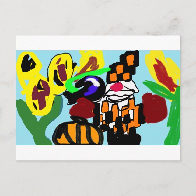 Scarecrow  fun postcard (Front)