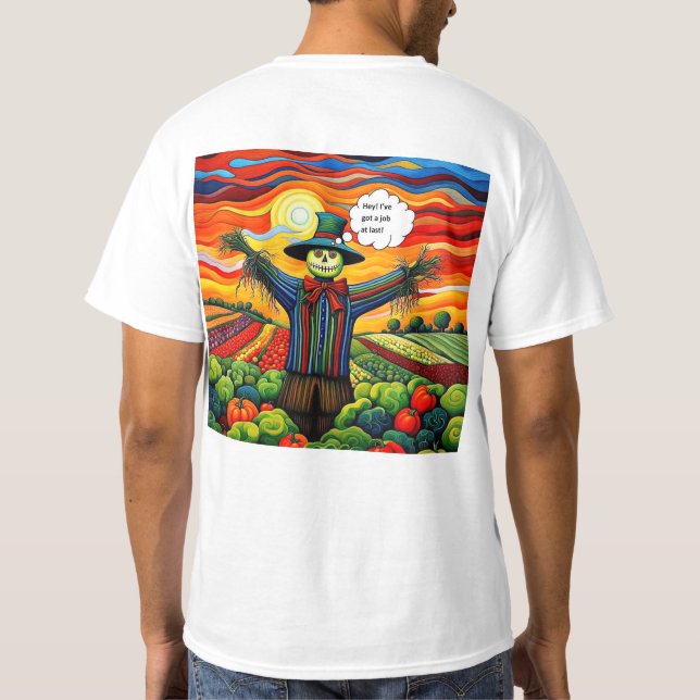 Scarecrow Job T-Shirt (Back)