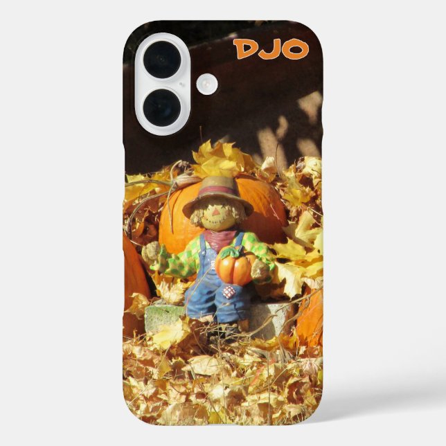 Scarecrow King on His Pumpkin Throne Case-Mate iPhone Case (Back)