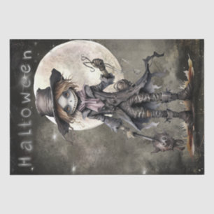Scarecrow Moon Dead Halloween Tissue Paper
