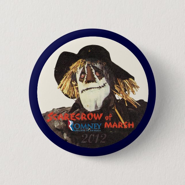 Scarecrow of Romney Marsh 2012 6 Cm Round Badge (Front)