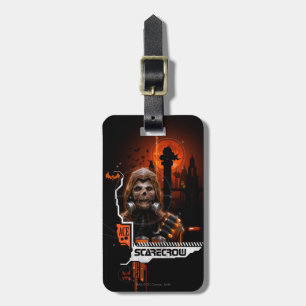 Scarecrow Orange Graphic Luggage Tag
