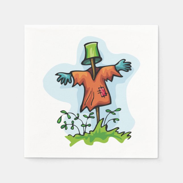 Scarecrow Paper Napkins (Front)