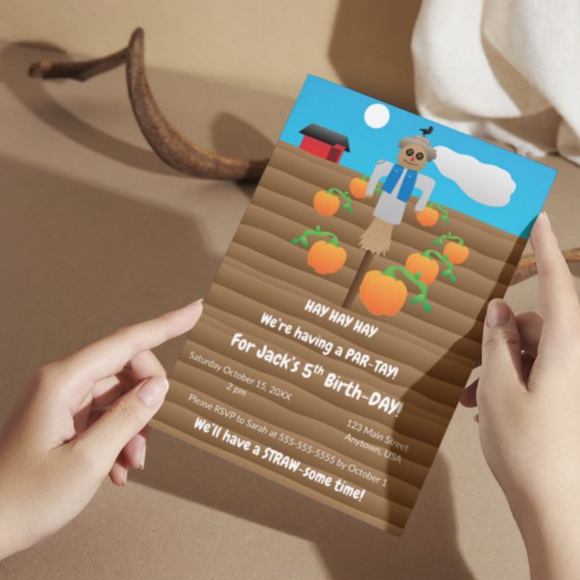 Scarecrow Party Invitation (Creator Uploaded)