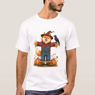 Scarecrow Samoyed Dog T-Shirt