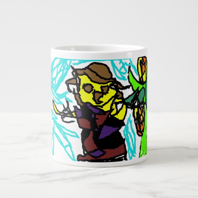 Scarecrow  style large coffee mug (Front)