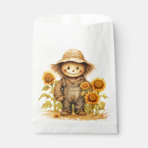 Scarecrow with Sunflower Favour Bag