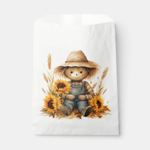 Scarecrow with Sunflower Favour Bag