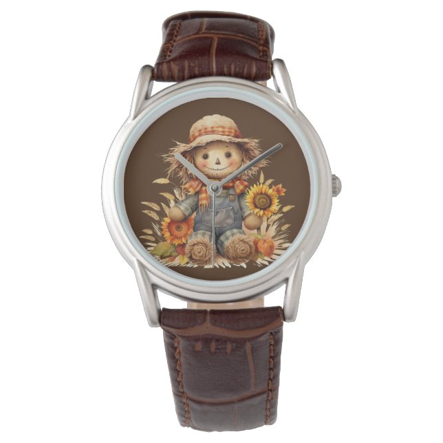 Scarecrow with Sunflowers  Watch (Front)