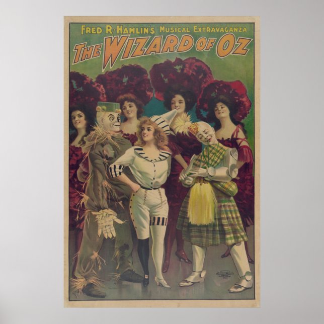 Scarecrow Wizard of OZ Musical VAUDEVILLE Poster (Front)