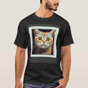 Scared Cat Scaredy Cat T-Shirt