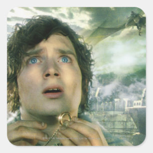 Scared FRODO™ Holding Ring Square Sticker