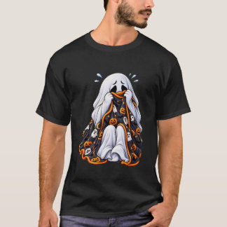 Scared Ghost – Cute Spooky Halloween T-Shirt