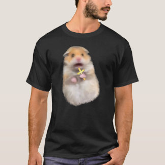 Scared Hamster Meme Kids Cute Christian Hamster Sa T-Shirt