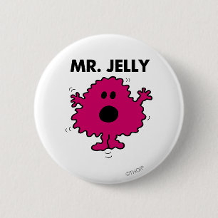Scared & Nervous Mr. Jelly 6 Cm Round Badge