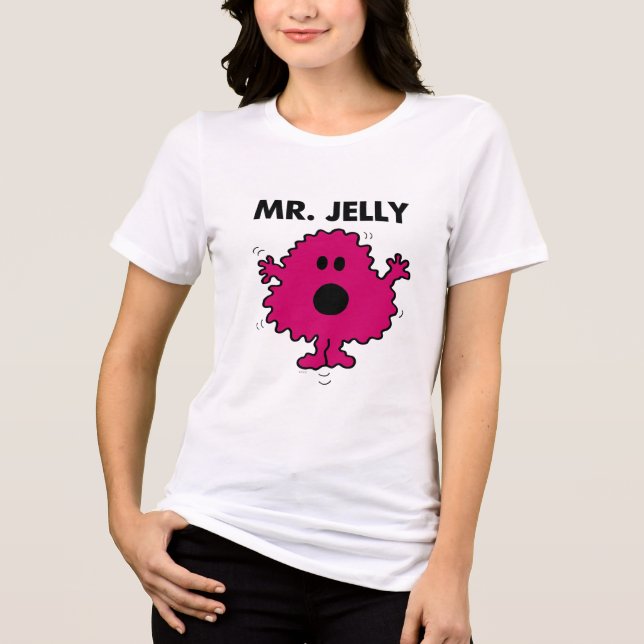 Scared & Nervous Mr. Jelly Tri-Blend Shirt (Front)
