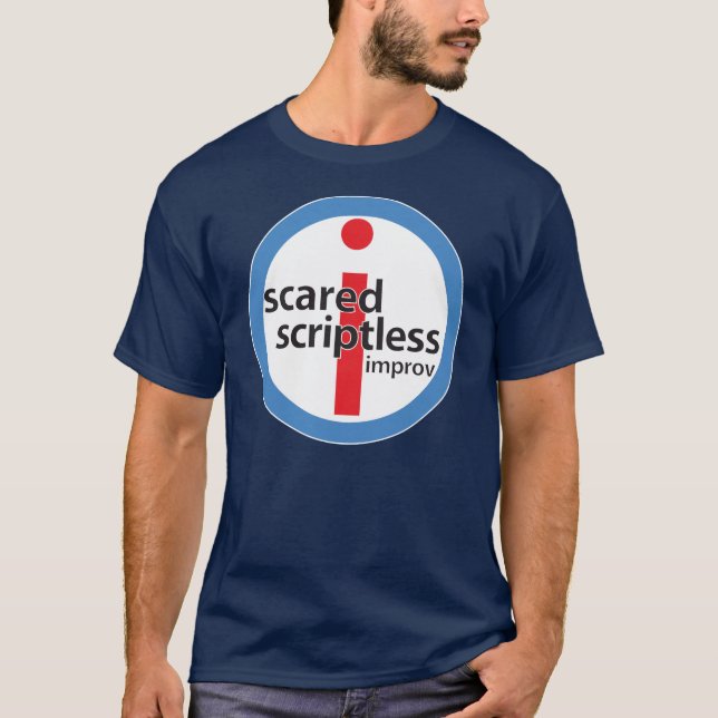 Scared Scriptless Big Stamp Logo Shirt (Front)