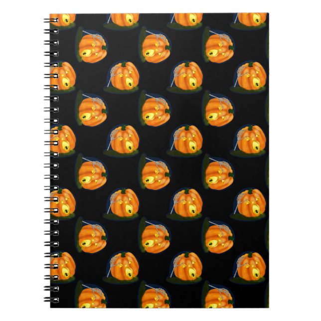 Scared Silly Pumpkin Notebook (Front)