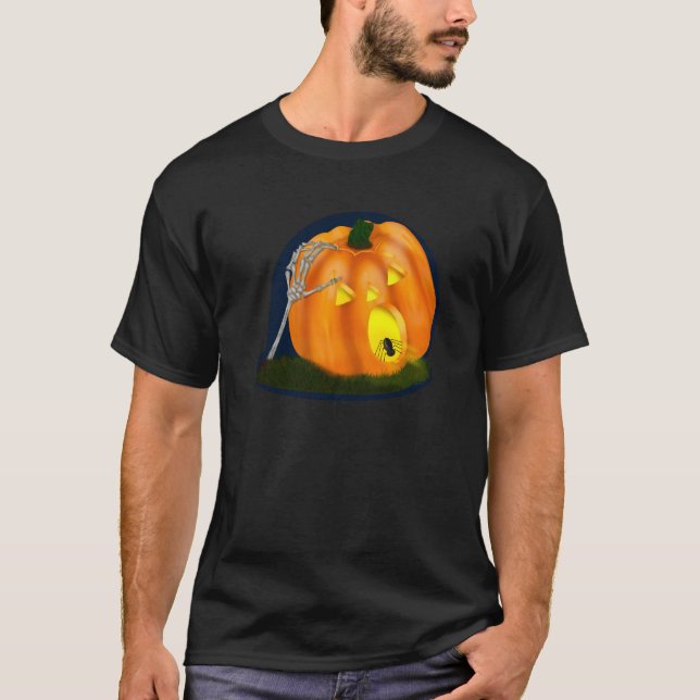 Scared Silly Pumpkin T-Shirt (Front)