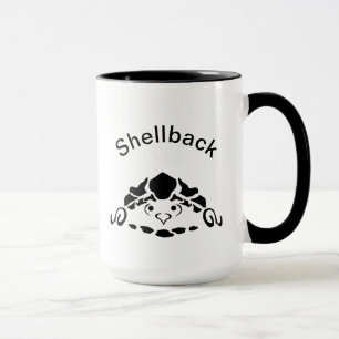 Scared Turtle Hiding in his Shell Mug