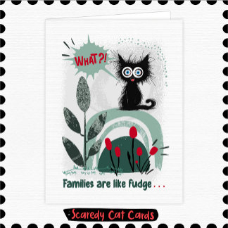 Scaredy Cat Family Card