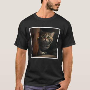 Scaredy Cat Scared Cat Face 1 T-Shirt