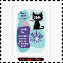 Scaredy Cat Sister