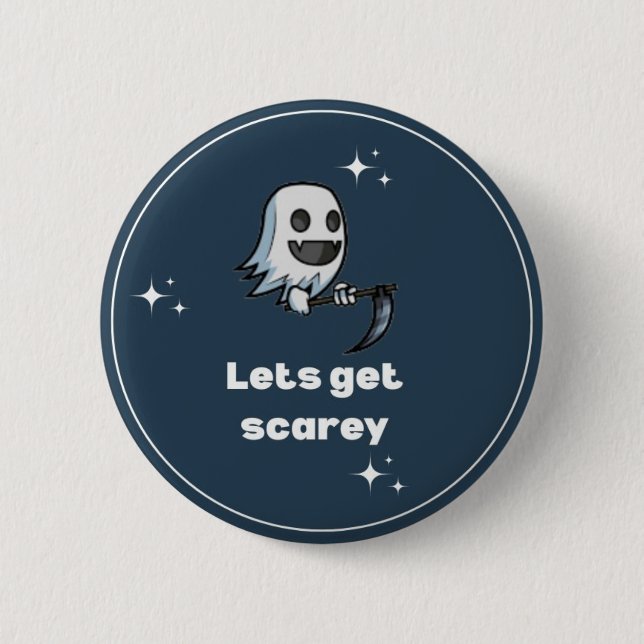 Scarey ghost pin (Front)