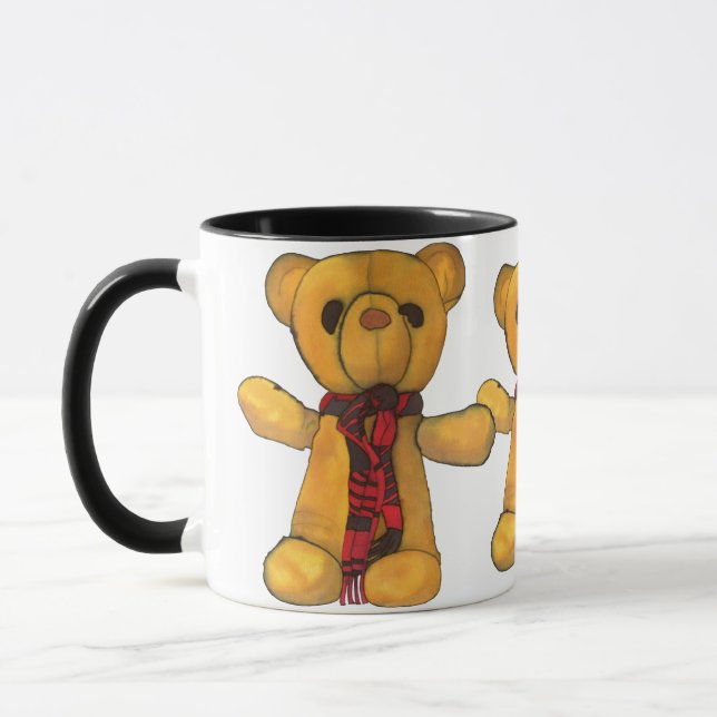 Scarf Teddy Mug (Left)