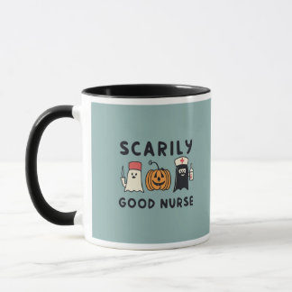 Scarily Good Nurse - Classic Cute Halloween Mug