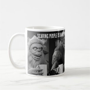 Scaring People is Hard Work Retro Monster Theme Co Coffee Mug
