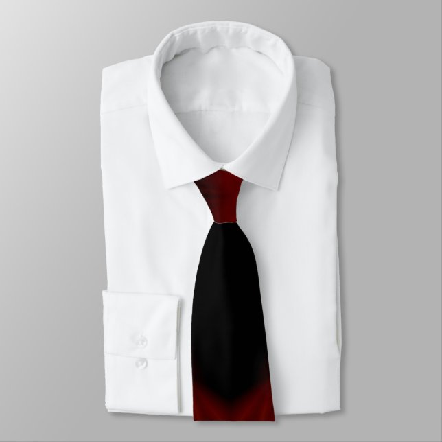 Scarlet Bat Tie (Tied)
