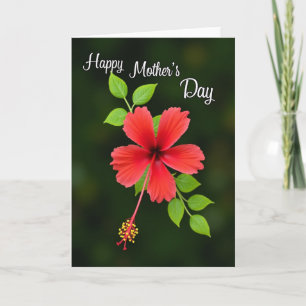 Scarlet Bloom Greeting Card
